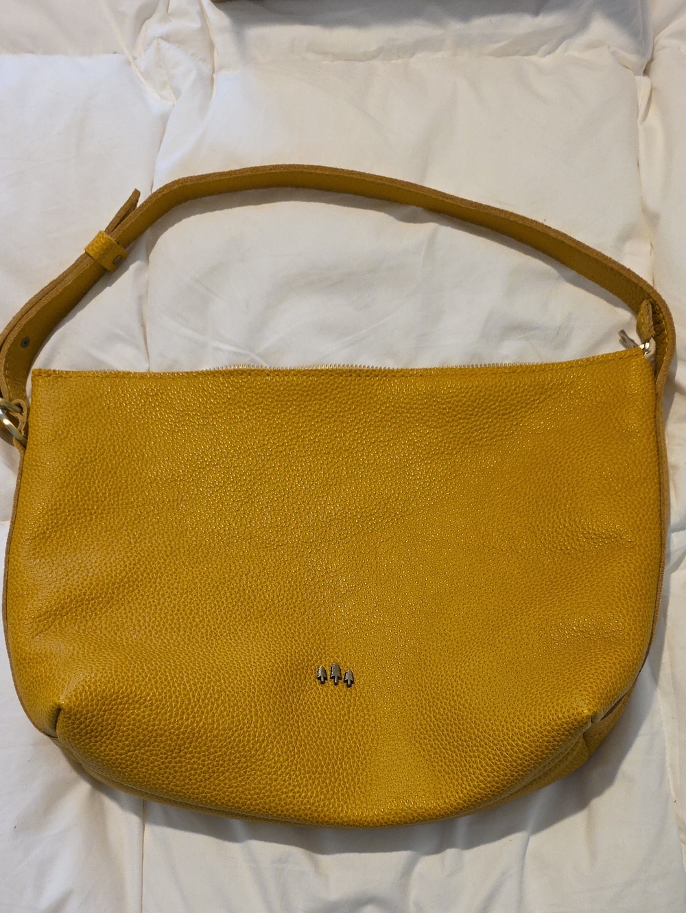 Portland Leather Sunshine Shoulder Bag with Adjustable Strap. Large